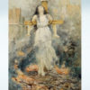 RENE LEVERD – “HERETIQUE SUR LE BUCHER”, CIRCA 1900