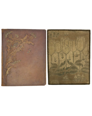 DOCUMENT HOLDER, 1909 - DESK BLOTTER, CIRCA 1900