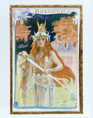 GASTON BUSSIERE (1862-1928) - L'ESTAMPE MODERNE - "BRUNNHILD"