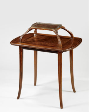 FRENCH - TWO TRAY TEA TABLE, CIRCA 1900