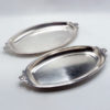 LUCIEN BONVALLET (1861-1919) - ANTOINE-ERNEST CARDEILHAC - PAIR OF TRAYS, CIRCA 1900